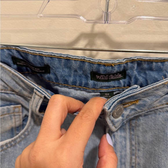 Wild Fable Light Blue Baggy Jeans size 10 R - Picture 5 of 5